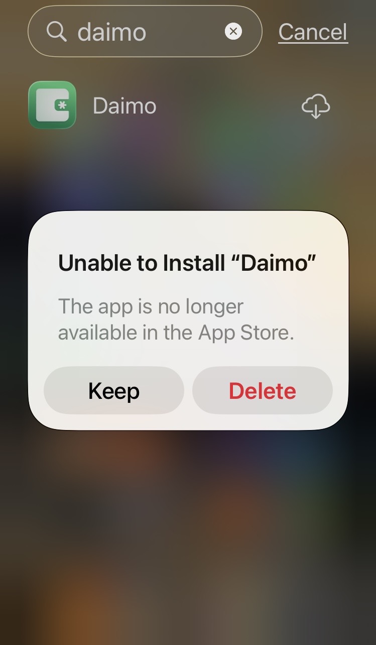 not available